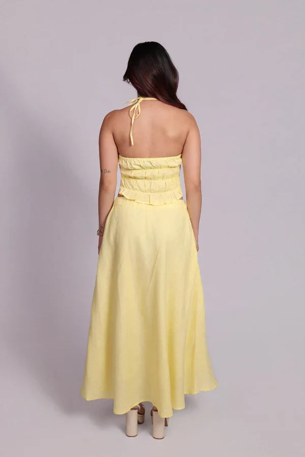 Tulum Skirt Lemon Yellow